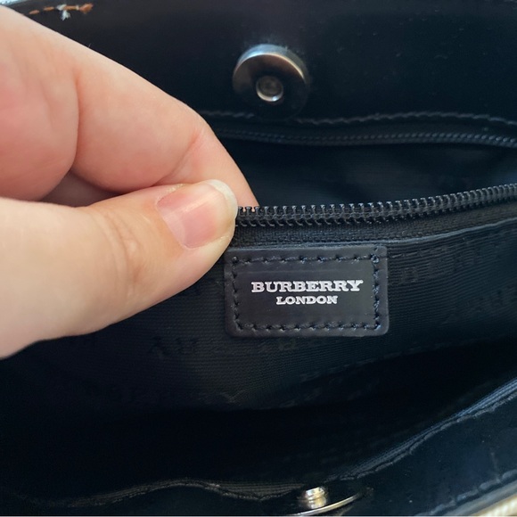 BURBERRY Nova Check Small Tote Size 10” x 12” - Picture 8 of 9